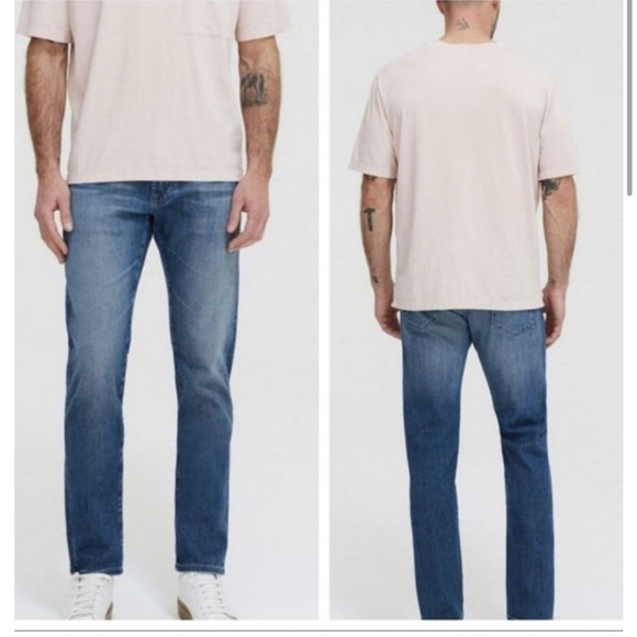 AG Adriano Goldschmied Jeans The Nomad Modern Slim Blue Stretch Men - Picture 1 of 9